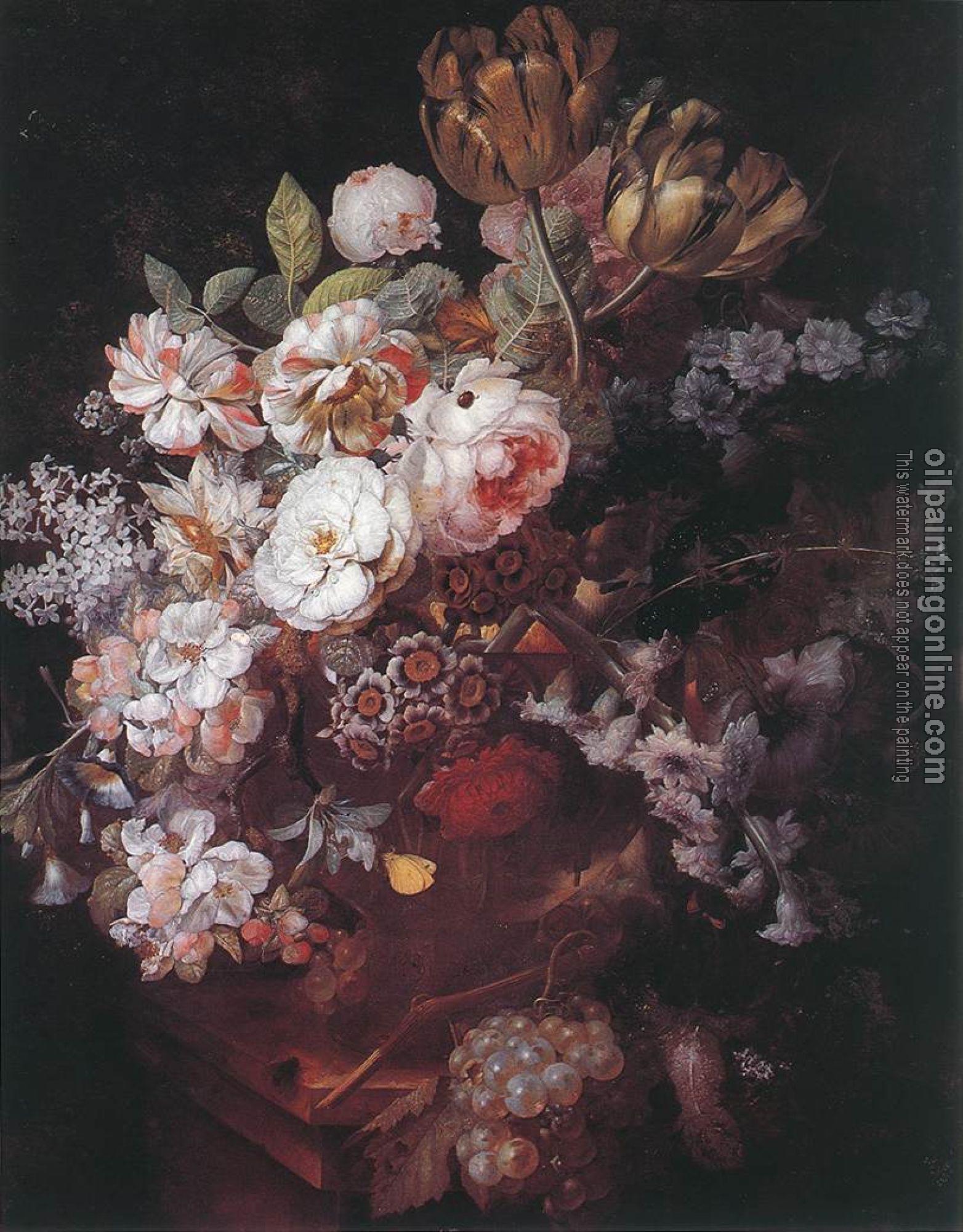 Huysum, Jan van - Vase of Flowers